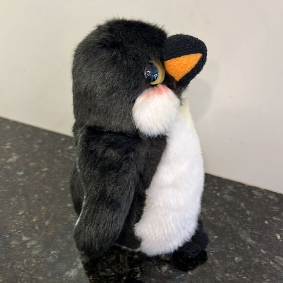 Wild Republic Plush Penguin Black and White 7" Stuffed Animal Toy 2012 - Picture 5 of 8
